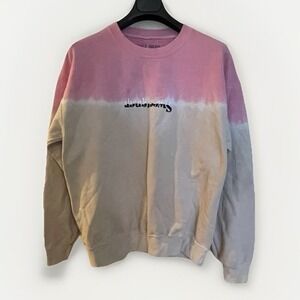 Ariana Grande Sweetener Tour Pink & Beige Ombre Concert Sweatshirt Size Medium